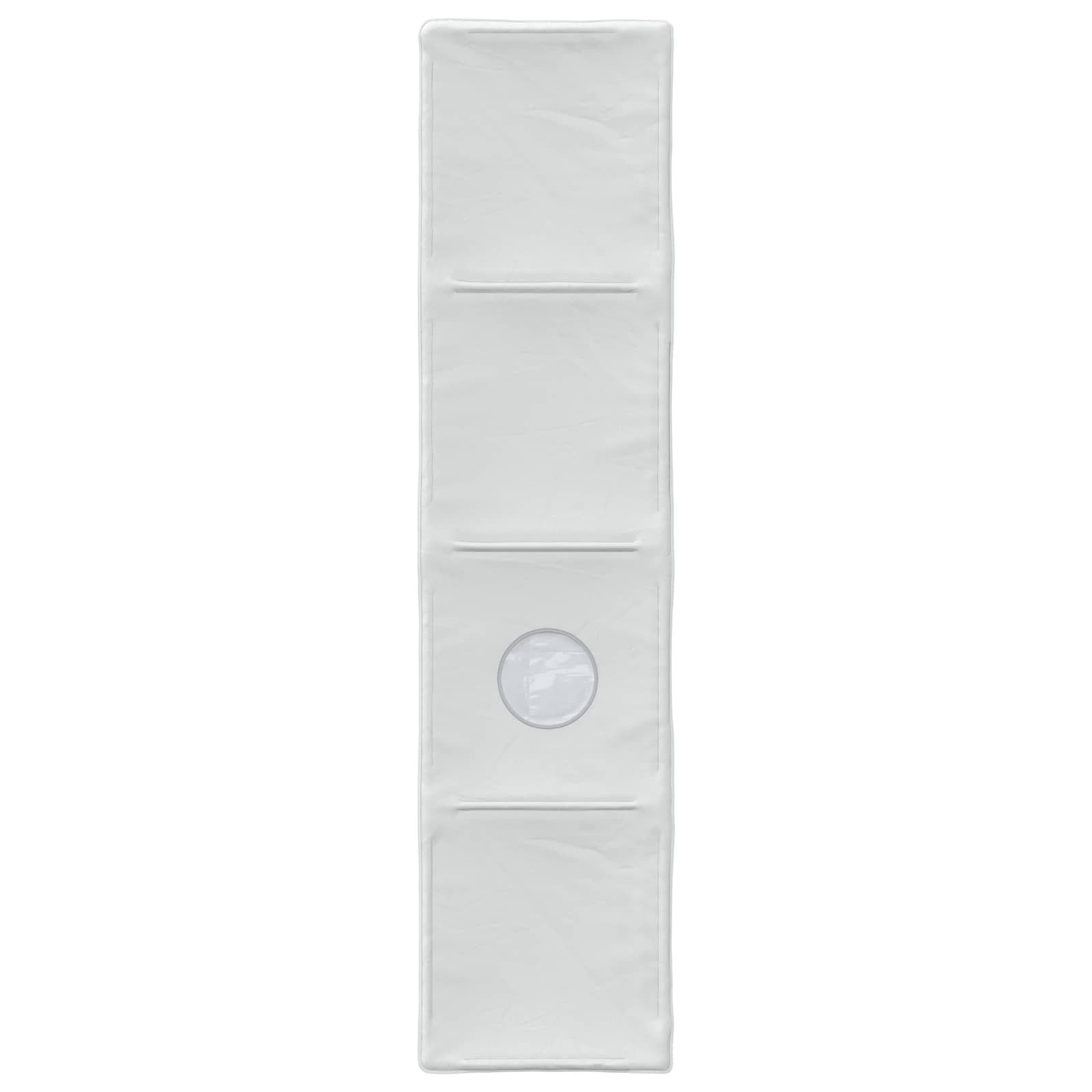 Bedtunnel 2 pcs Wit 211 x 52,5 x 2 cm Polyester