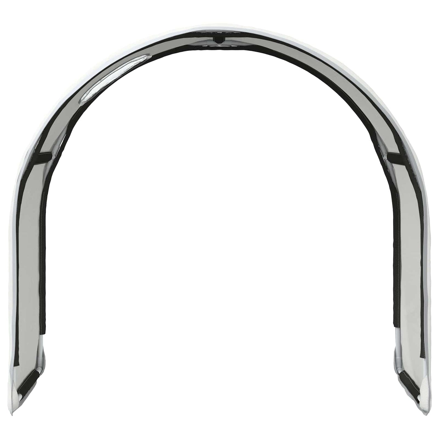 Bedtunnel 2 pcs Wit 211 x 52,5 x 2 cm Polyester