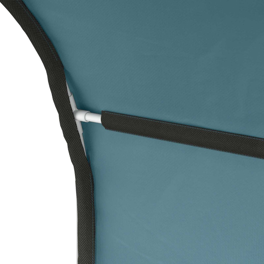 Bedtunnel 2 pcs Lichtblauw 211 x 67.5 x 2 cm Polyester
