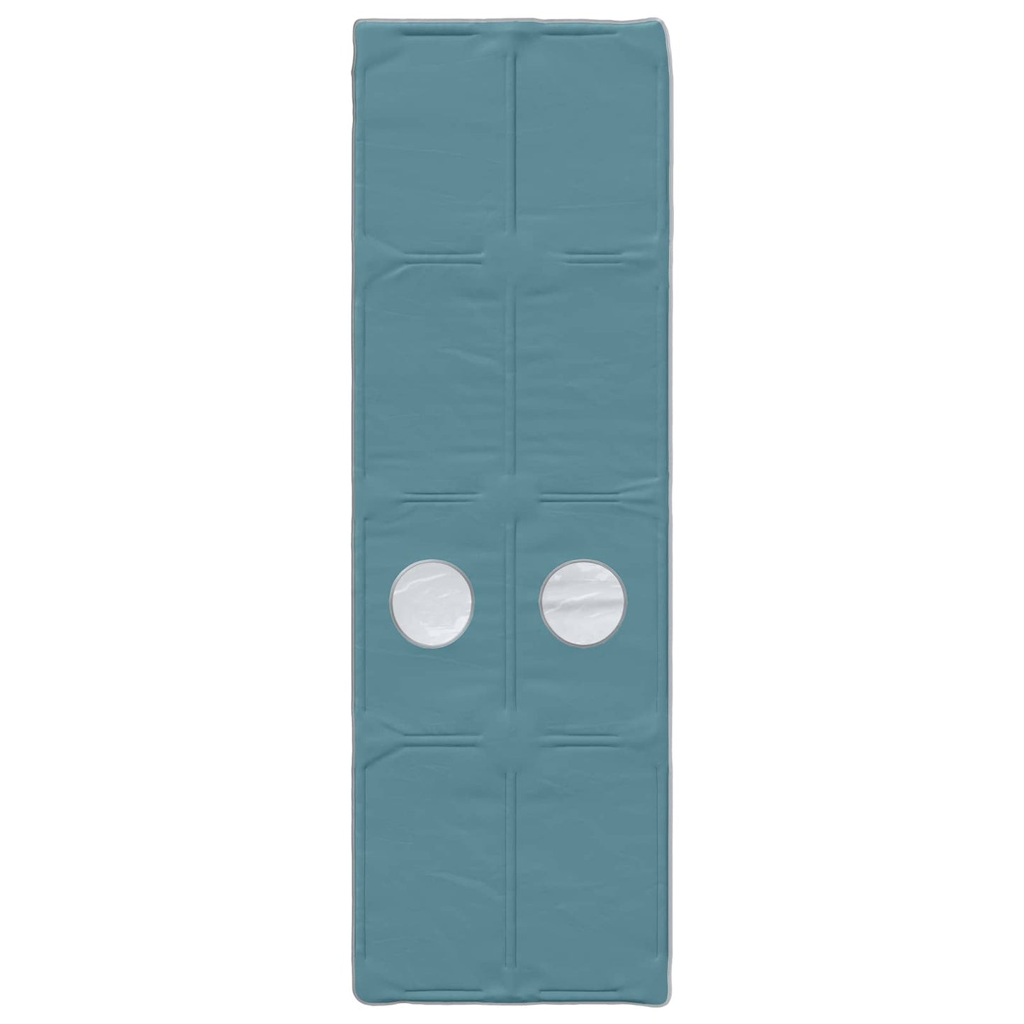 Bedtunnel 2 pcs Lichtblauw 211 x 67.5 x 2 cm Polyester
