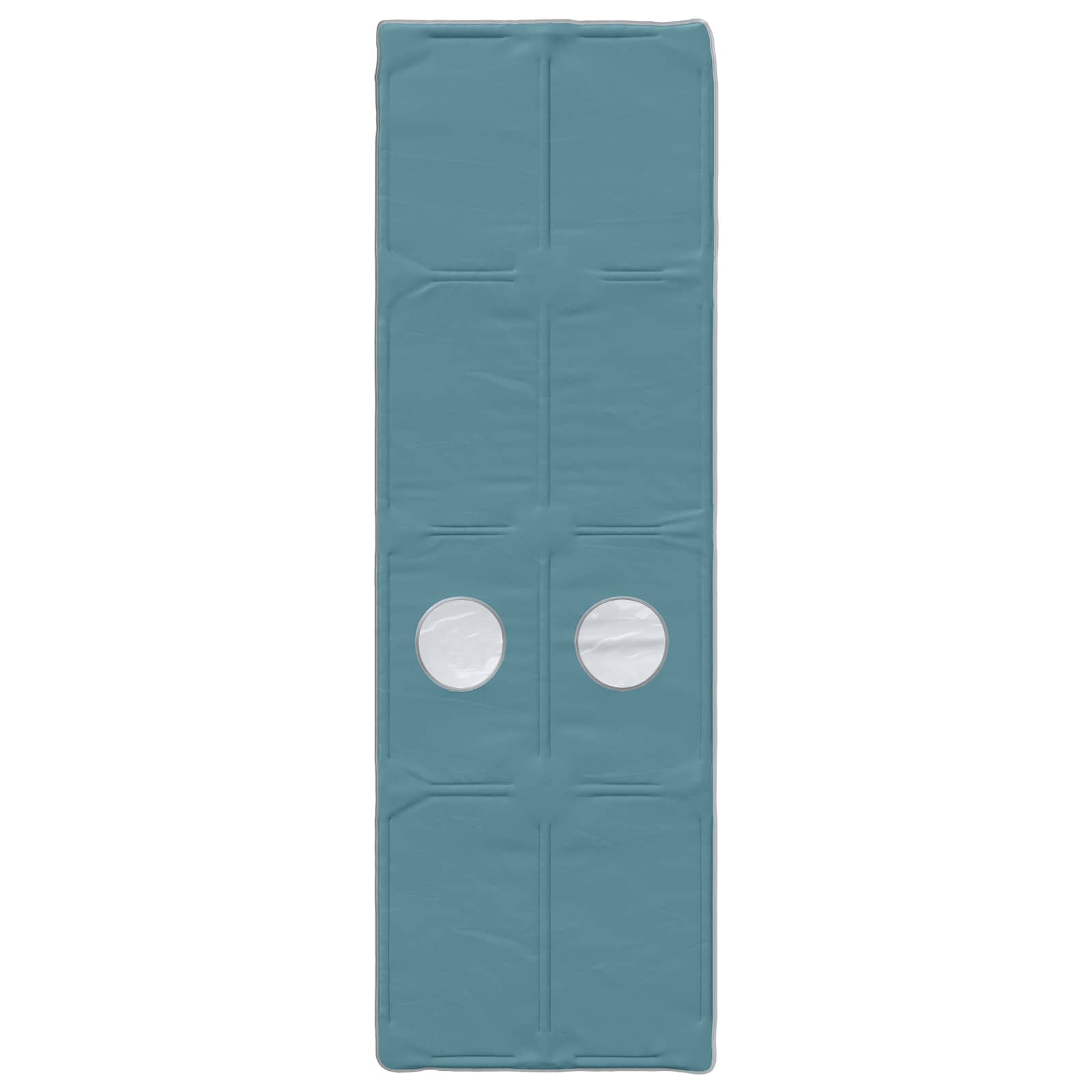 Bedtunnel 2 pcs Lichtblauw 211 x 67.5 x 2 cm Polyester