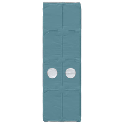 Bedtunnel 2 pcs Lichtblauw 211 x 67.5 x 2 cm Polyester
