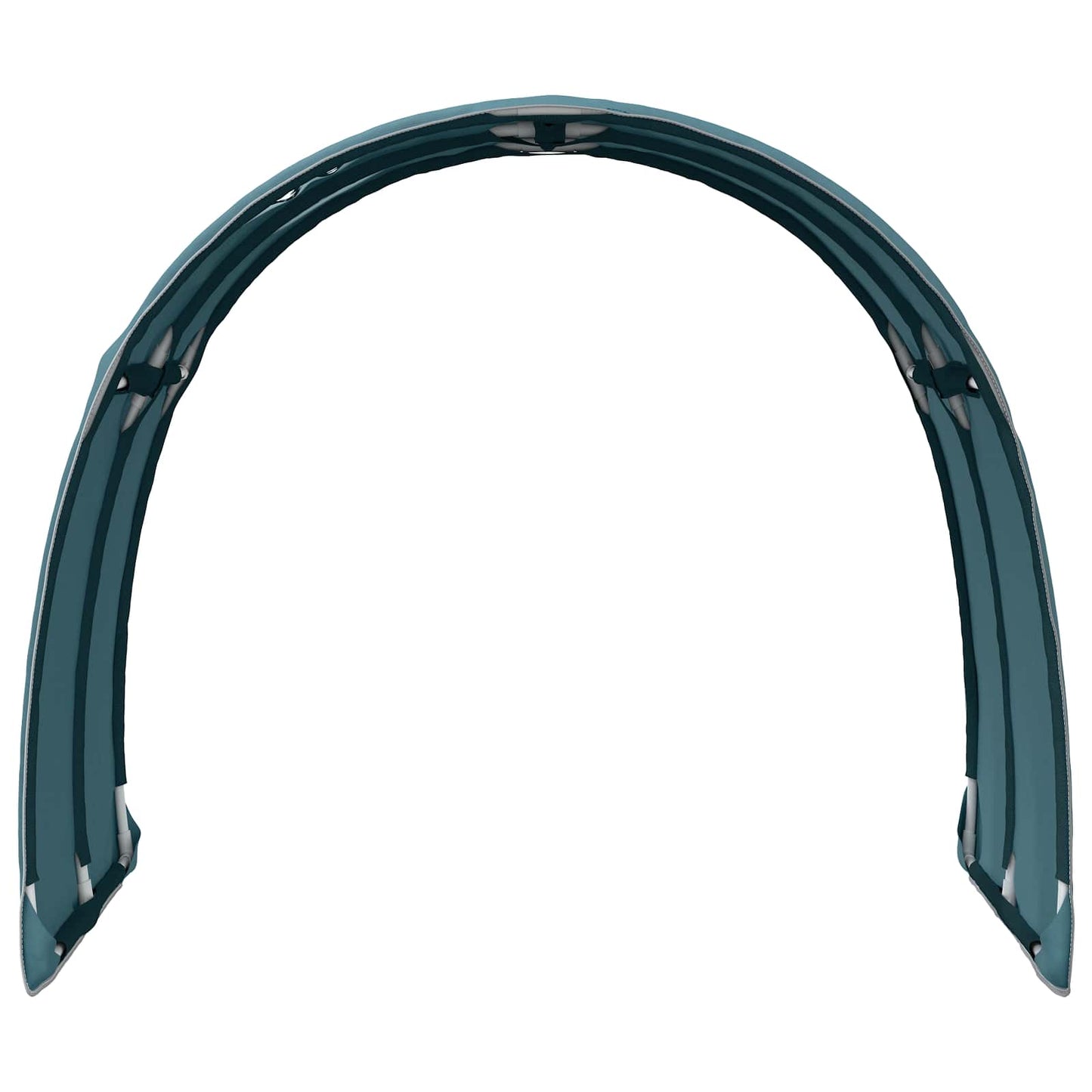 Bedtunnel 2 pcs Lichtblauw 211 x 67.5 x 2 cm Polyester