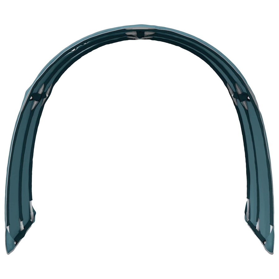 Bedtunnel 2 pcs Lichtblauw 211 x 67.5 x 2 cm Polyester