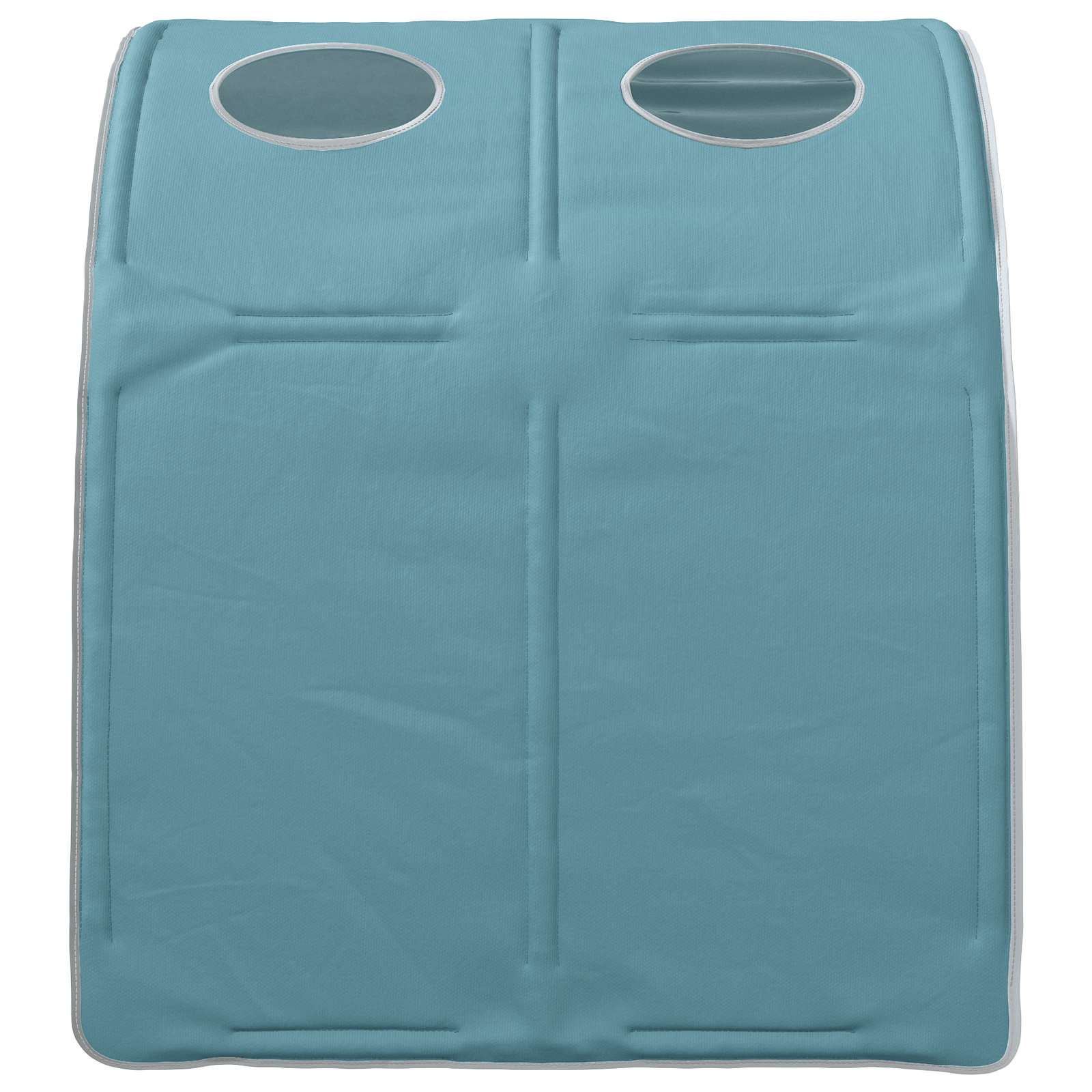 Bedtunnel 2 pcs Lichtblauw 211 x 67.5 x 2 cm Polyester