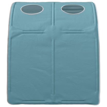 Bedtunnel 2 pcs Lichtblauw 211 x 67.5 x 2 cm Polyester