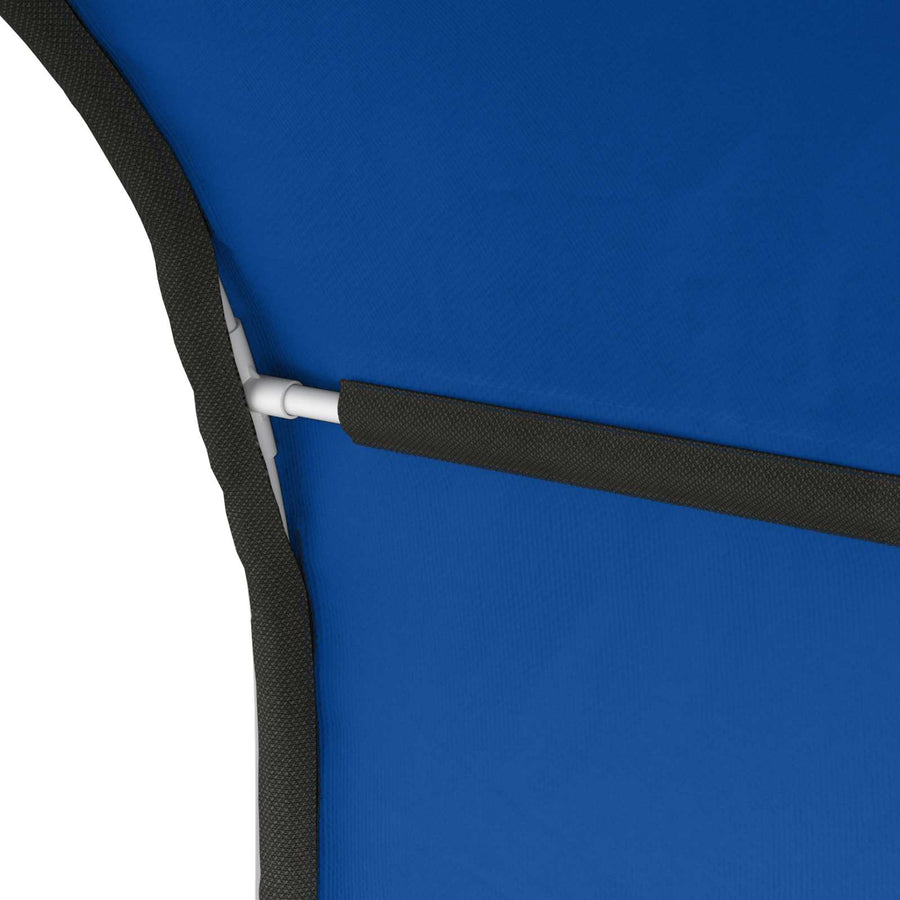 Bedtunnel 2 pcs Blauw 211 x 67.5 x 2 cm Polyester