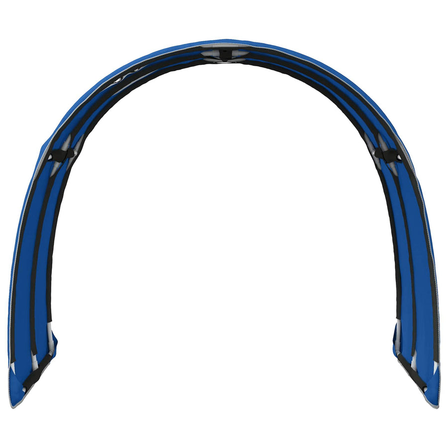 Bedtunnel 2 pcs Blauw 211 x 67.5 x 2 cm Polyester
