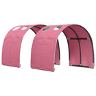Bedtunnel roze 211x67.5x2 cm polyester