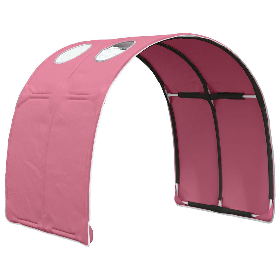 Bedtunnel 2 pcs Roze 211 x 67.5 x 2 cm Polyester