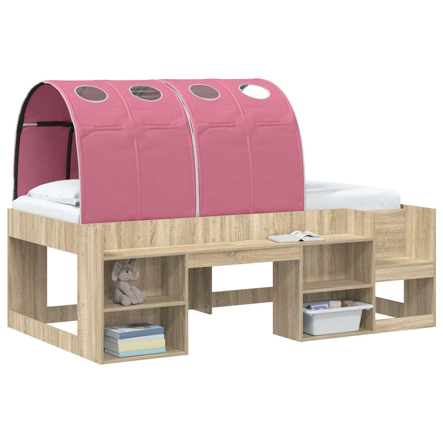 Bedtunnel 2 pcs Roze 211 x 67.5 x 2 cm Polyester