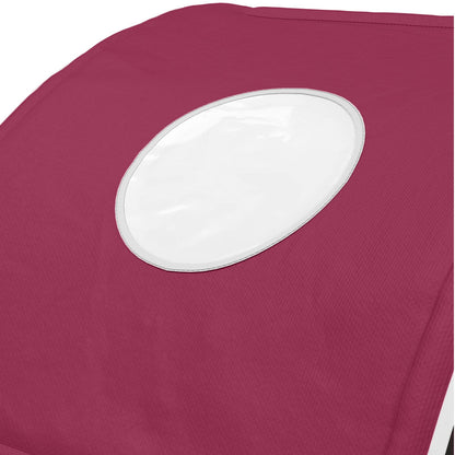 Bedtunnel 2 pcs Rood 211 x 67.5 x 2 cm Polyester