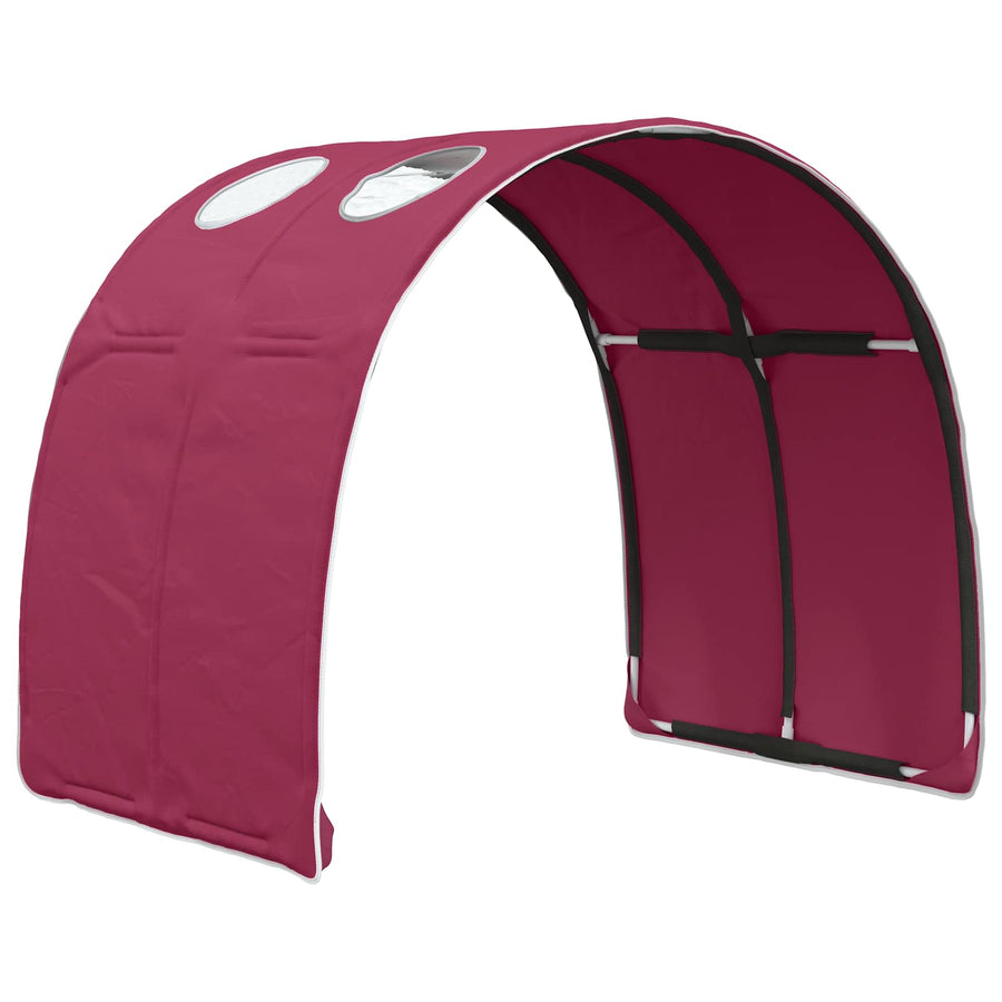 Bedtunnel 2 pcs Rood 211 x 67.5 x 2 cm Polyester