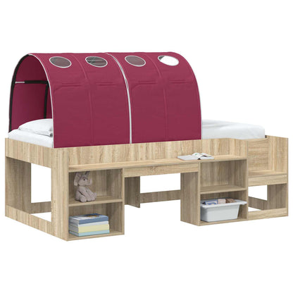 Bedtunnel 2 pcs Rood 211 x 67.5 x 2 cm Polyester