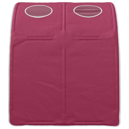 Bedtunnel 2 pcs Rood 211 x 67.5 x 2 cm Polyester