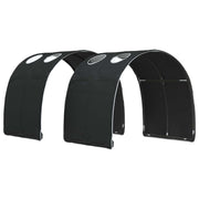 Bedtunnel 211x67.5x2 cm polyester zwart