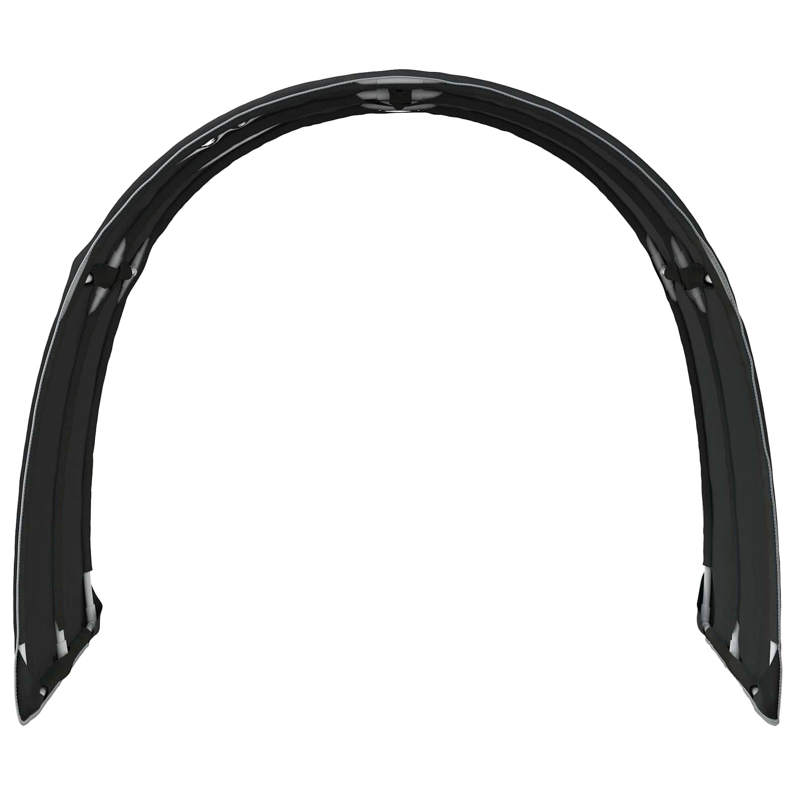 Bedtunnel 2 pcs Zwart 211 x 67.5 x 2 cm Polyester