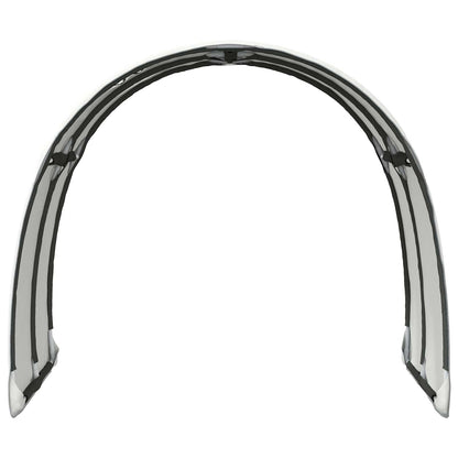Bedtunnel 2 pcs Wit 211 x 67.5 x 2 cm Polyester