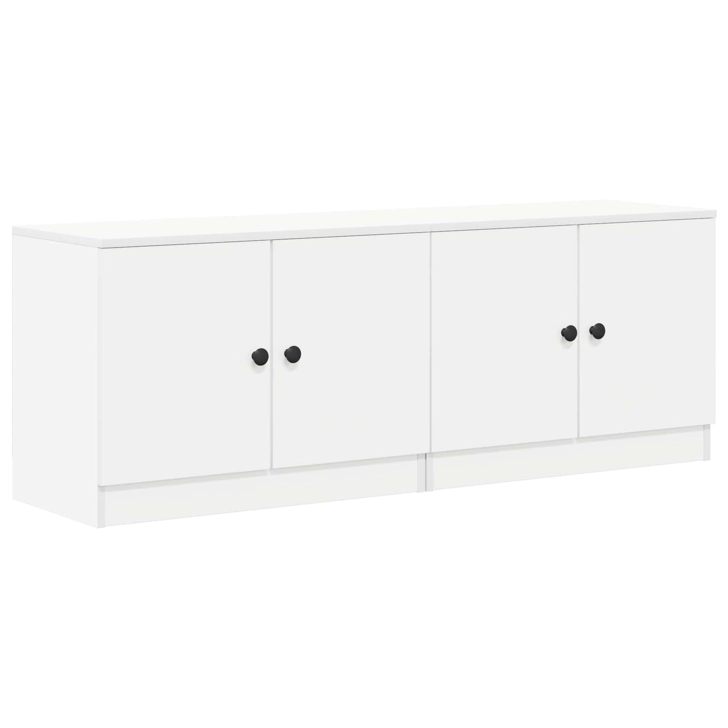 Bed kast 2 pcs Wit 66 x 35 x 48 cm Geconstrueerd hout