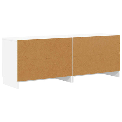 Bed kast 2 pcs Wit 66 x 35 x 48 cm Geconstrueerd hout