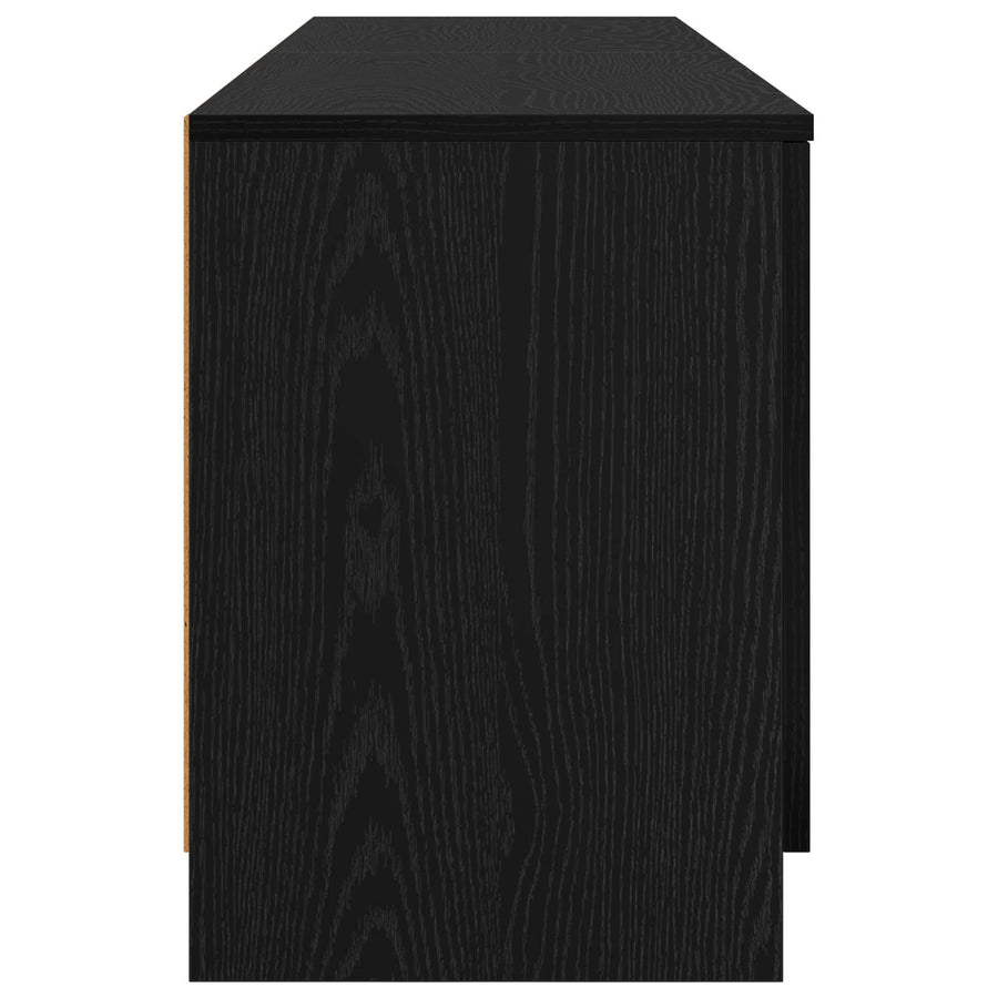 Bed kast 2 pcs Zwarte Eik 66 x 35 x 48 cm Geconstrueerd hout