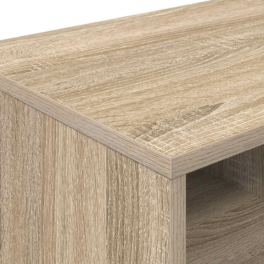 Bed kast 2 pcs Sonoma Eiken 66 x 35 x 48 cm Geconstrueerd hout