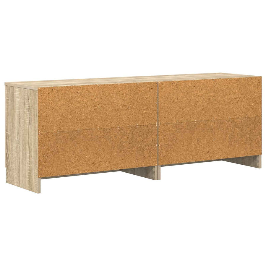 Bed kast 2 pcs Sonoma Eiken 66 x 35 x 48 cm Geconstrueerd hout