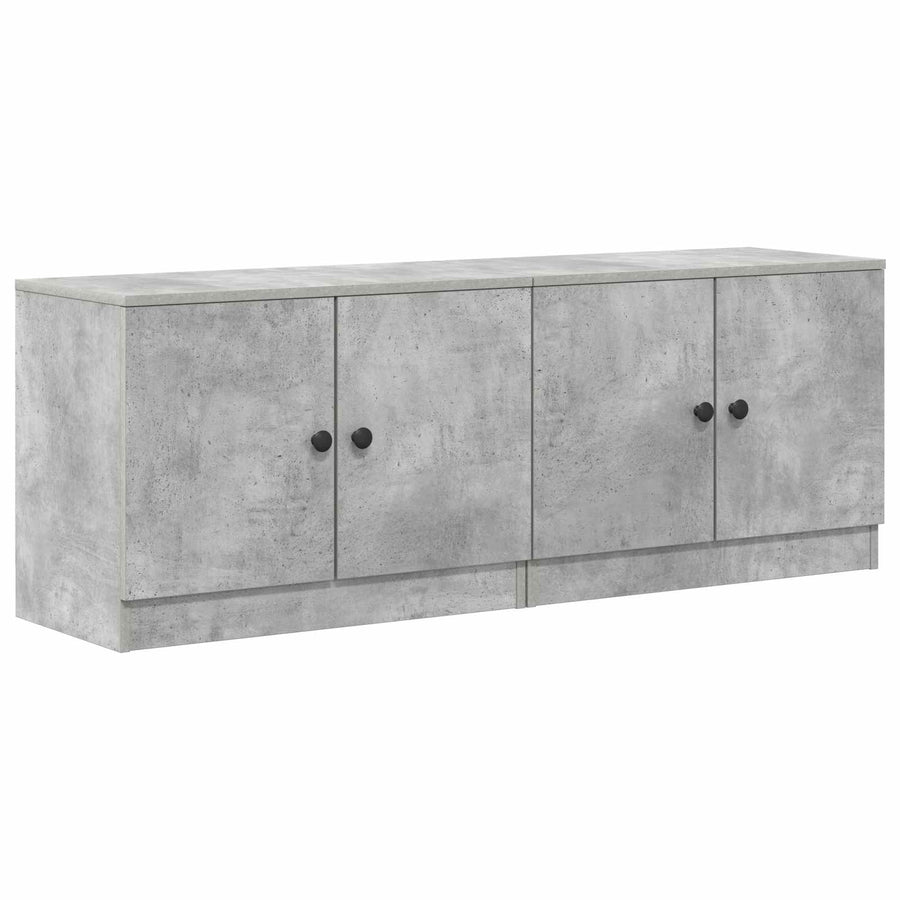 Bed kast 2 pcs Betongrijs 66 x 35 x 48 cm Geconstrueerd hout
