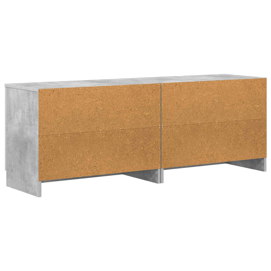 Bed kast 2 pcs Betongrijs 66 x 35 x 48 cm Geconstrueerd hout