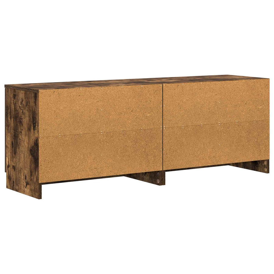 Bed kast 2 pcs Gerookte Eik 66 x 35 x 48 cm Geconstrueerd hout