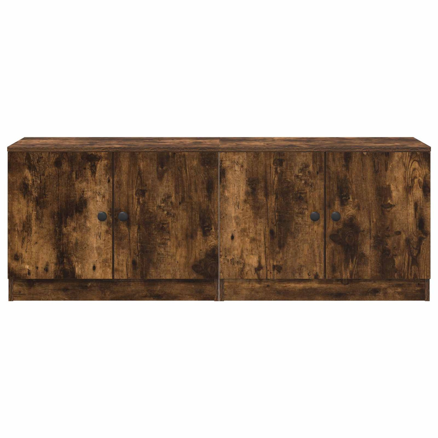 Bed kast 2 pcs Gerookte Eik 66 x 35 x 48 cm Geconstrueerd hout