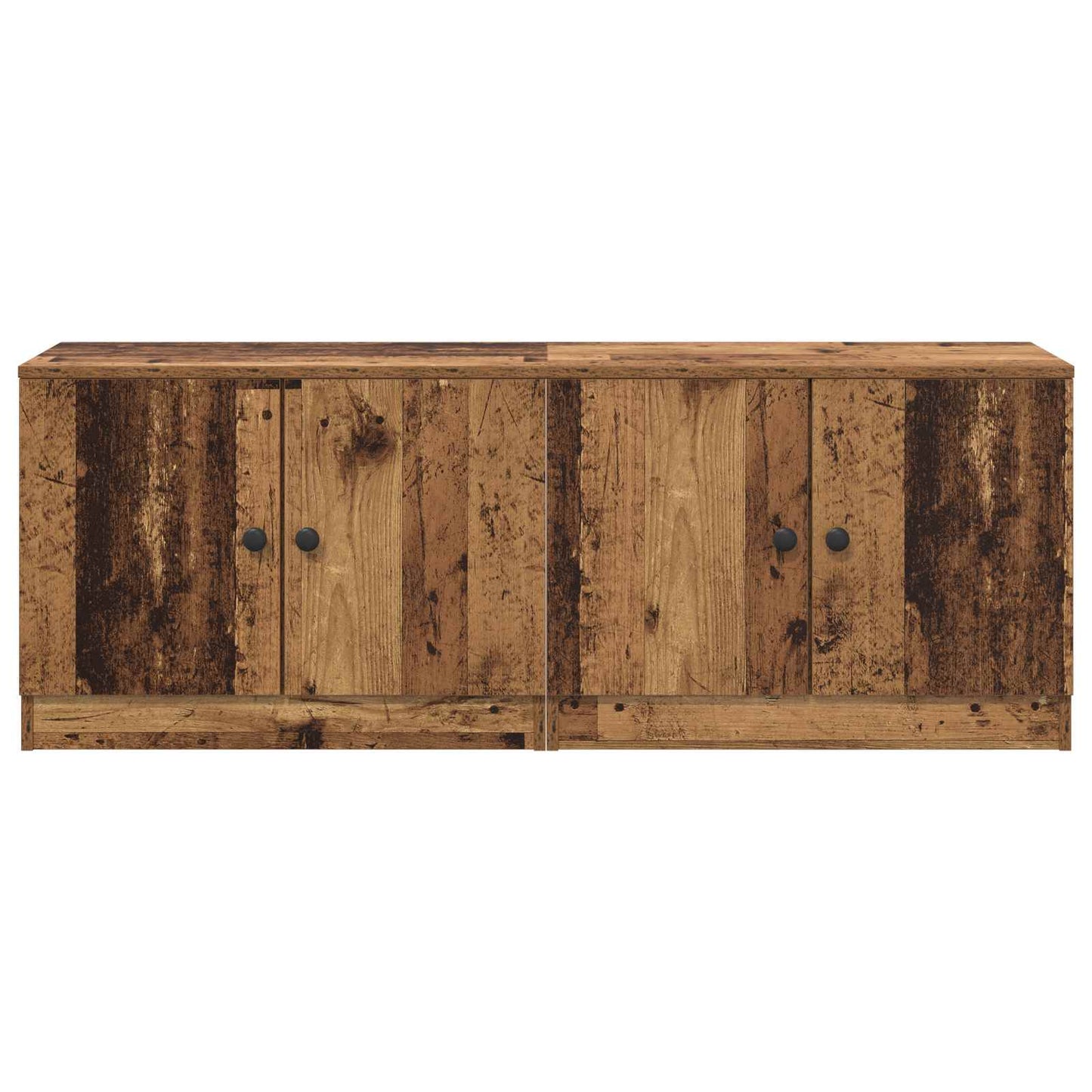 Bed kast 2 pcs Oud hout 66 x 35 x 48 cm Geconstrueerd hout