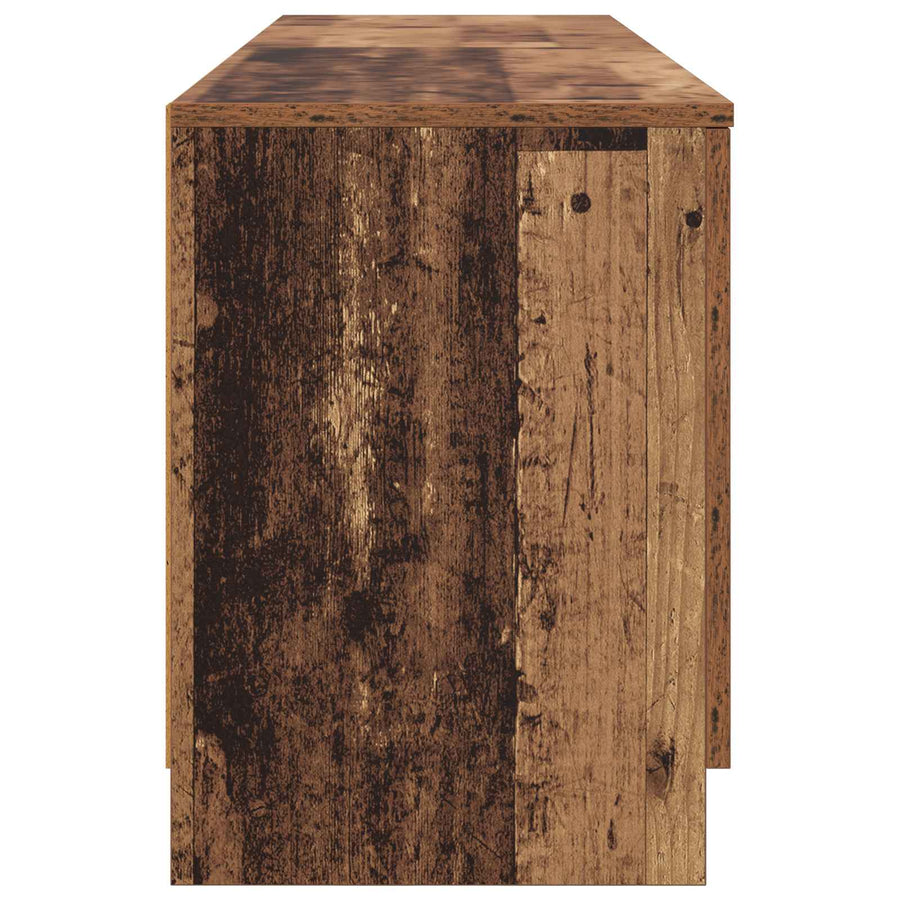 Bed kast 2 pcs Oud hout 66 x 35 x 48 cm Geconstrueerd hout