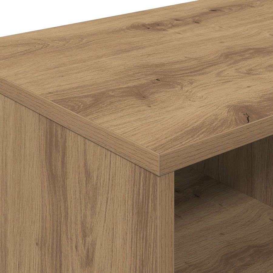 Bed kast met opslag 2 pcs Artisanaal eiken 66 x 35 x 48 cm