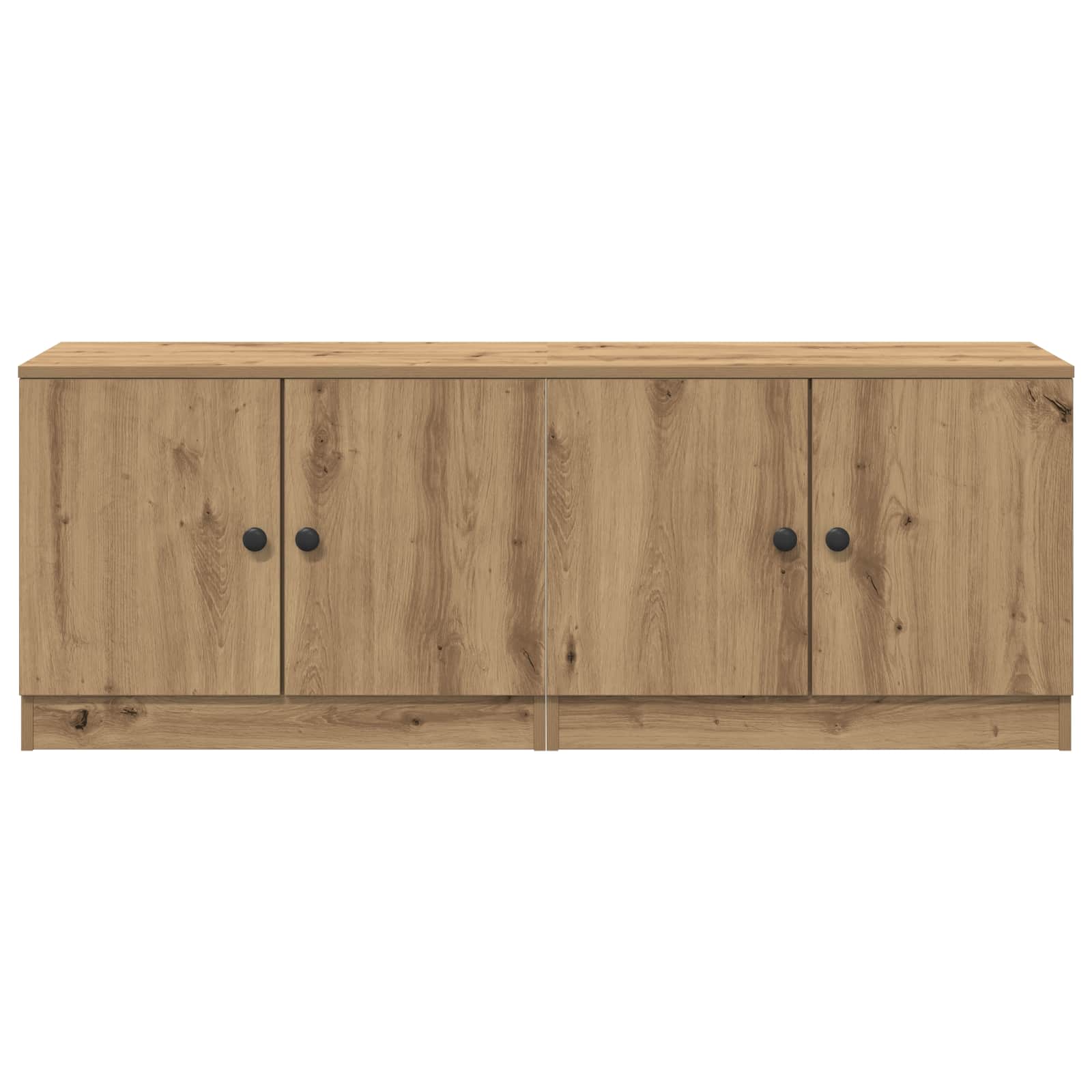 Bed kast met opslag 2 pcs Artisanaal eiken 66 x 35 x 48 cm