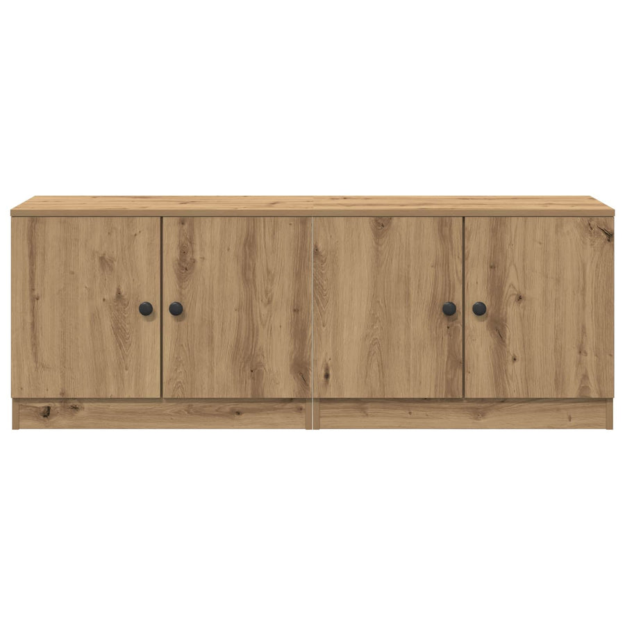 Bed kast met opslag 2 pcs Artisanaal eiken 66 x 35 x 48 cm