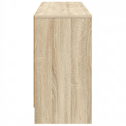 Bed kast 2 pcs Sonoma Eiken 66 x 33 x 48 cm Bewerkt hout