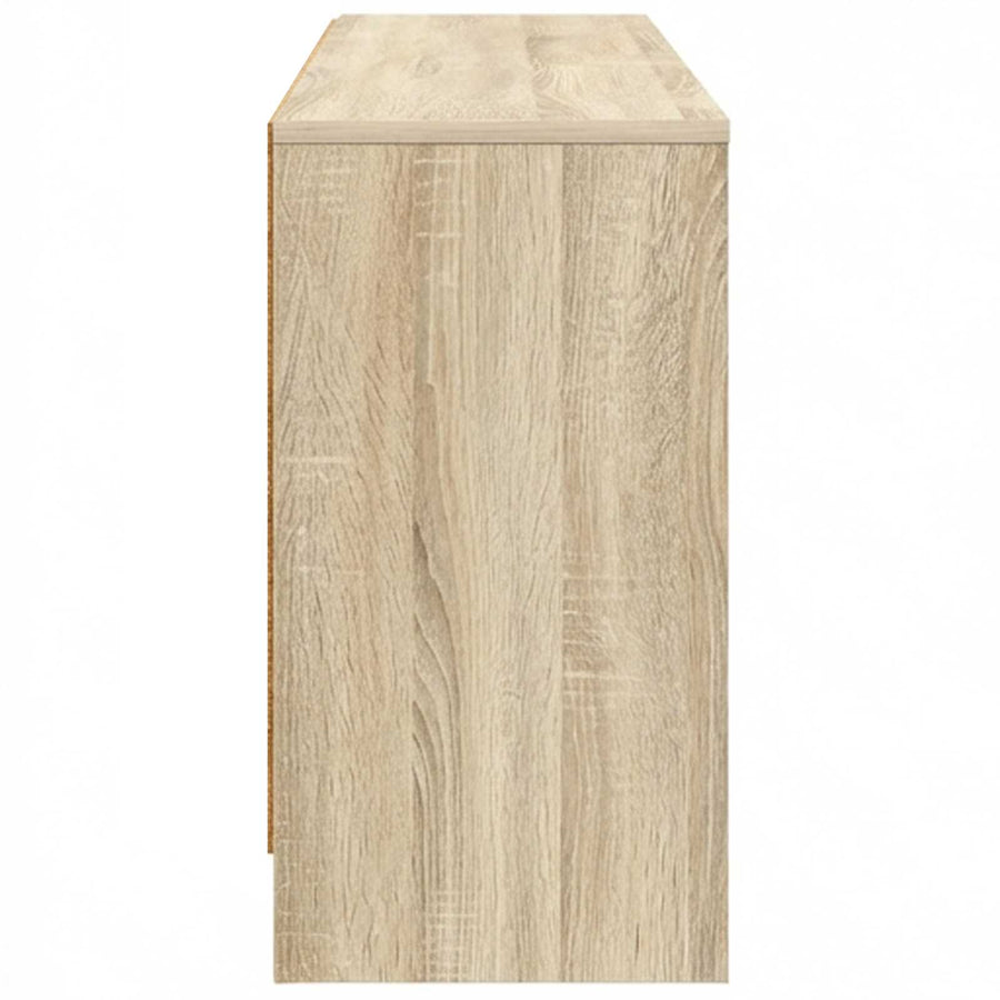 Bed kast 2 pcs Sonoma Eiken 66 x 33 x 48 cm Bewerkt hout