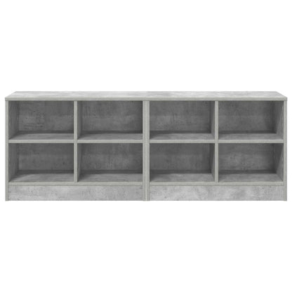 Bed kast 2 pcs Betongrijs 66 x 33 x 48 cm Bewerkt hout