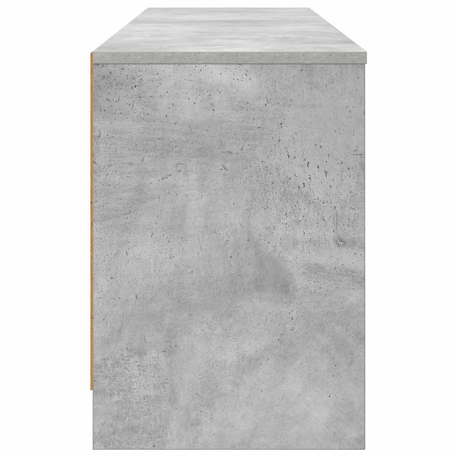 Bed kast 2 pcs Betongrijs 66 x 33 x 48 cm Bewerkt hout