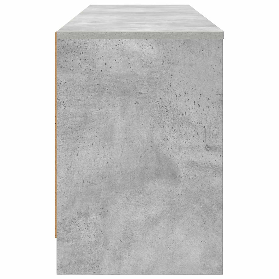 Bed kast 2 pcs Betongrijs 66 x 33 x 48 cm Bewerkt hout