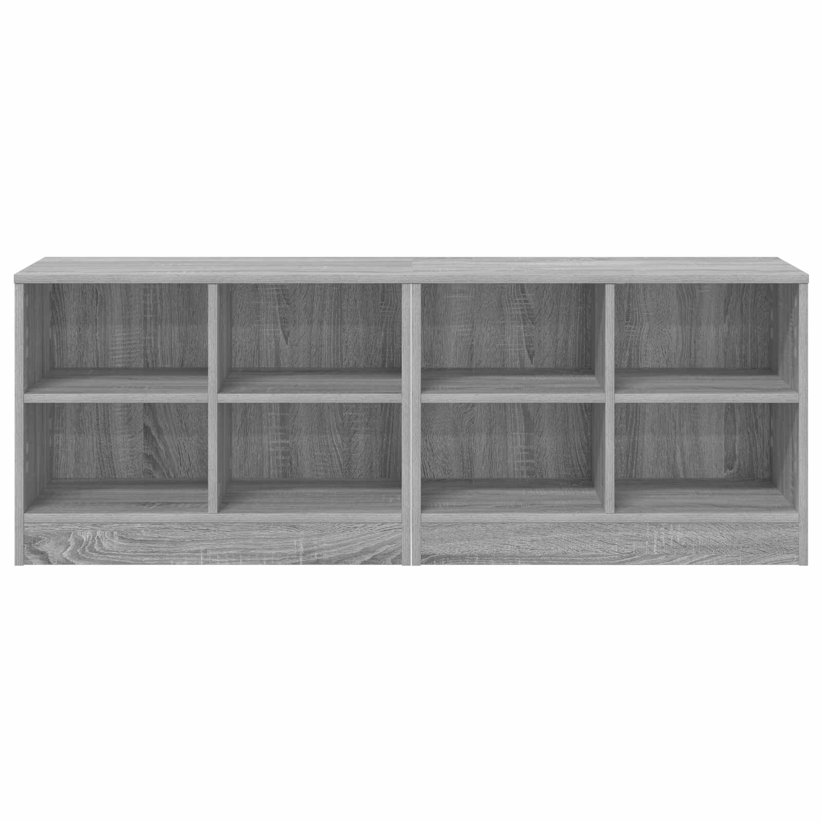 Bed kast 2 pcs Grijs Sonoma 66 x 33 x 48 cm Bewerkt hout