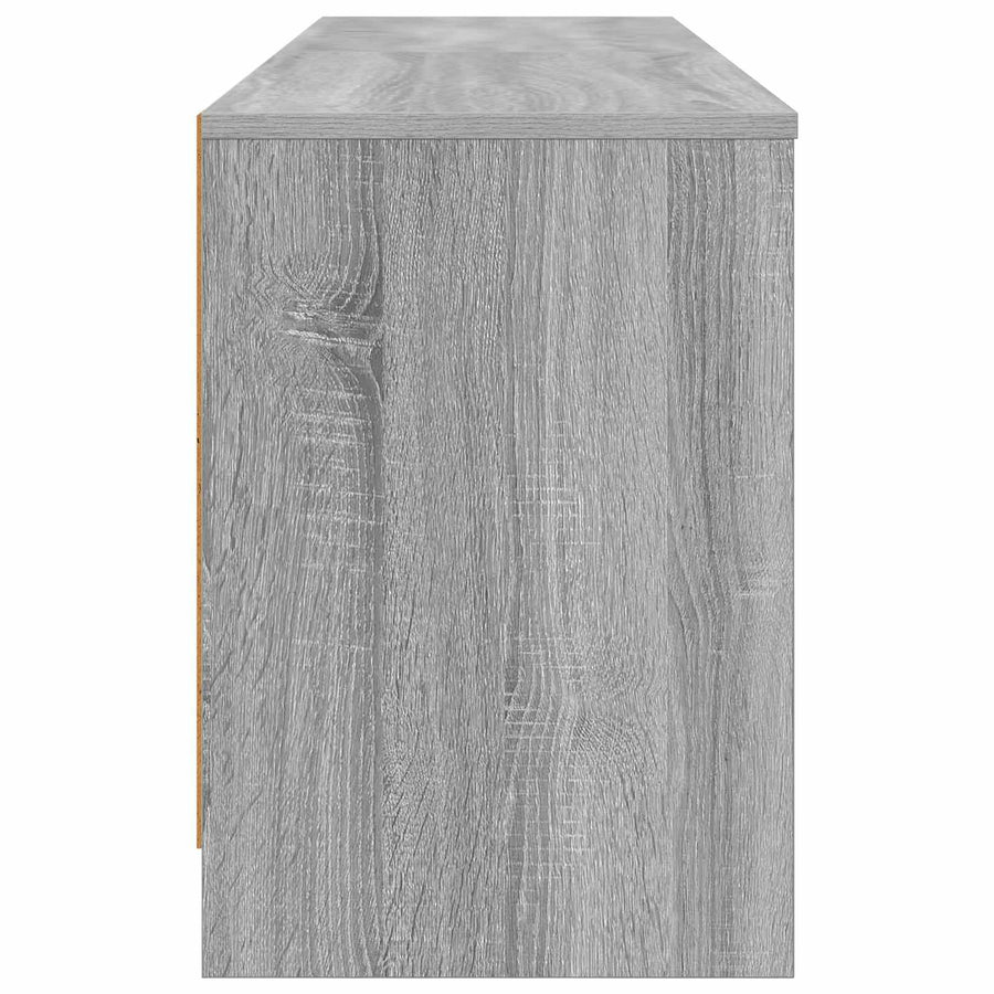 Bed kast 2 pcs Grijs Sonoma 66 x 33 x 48 cm Bewerkt hout