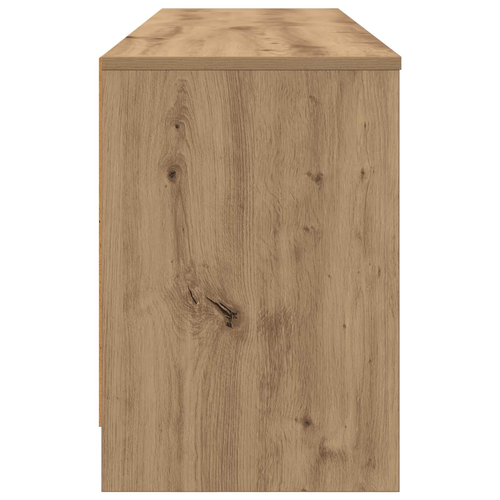 Bed kast 2 pcs Artisanaal eiken 66 x 33 x 48 cm Bewerkt hout