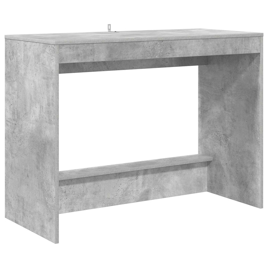 Bed Bureau Beton Grijs 100 x 45 x 75 cm Bewerkt hout