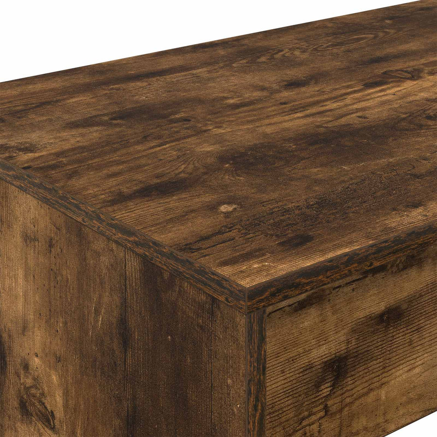 Bed Bureau Gerookt eiken 100 x 45 x 75 cm Bewerkt hout