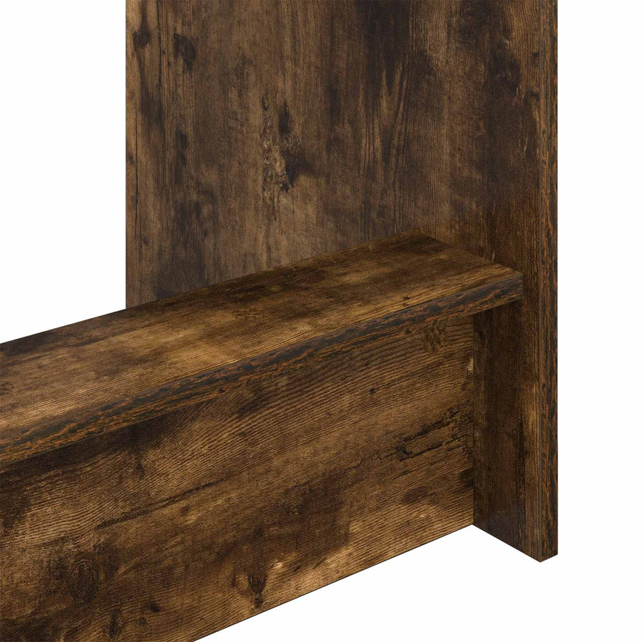Bed Bureau Gerookt eiken 100 x 45 x 75 cm Bewerkt hout