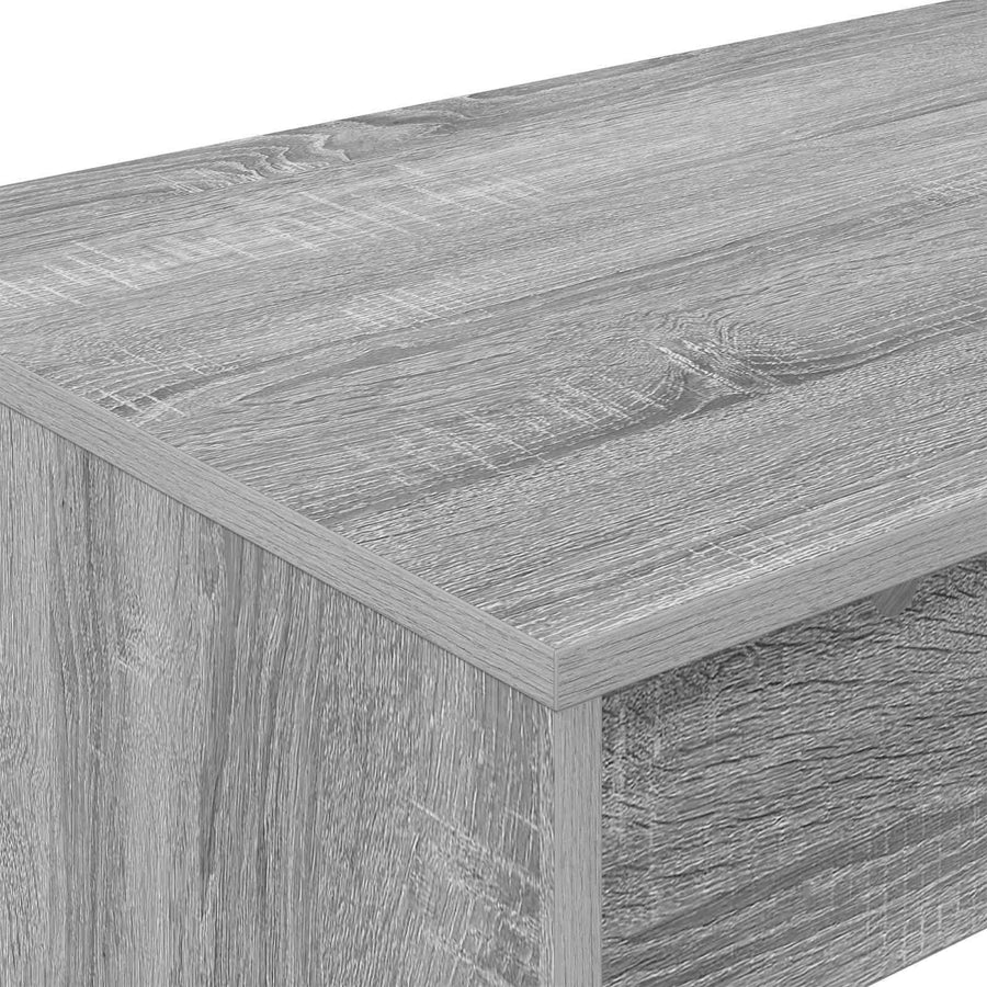 Bed Bureau Grijs Sonoma 100 x 45 x 75 cm Bewerkt hout