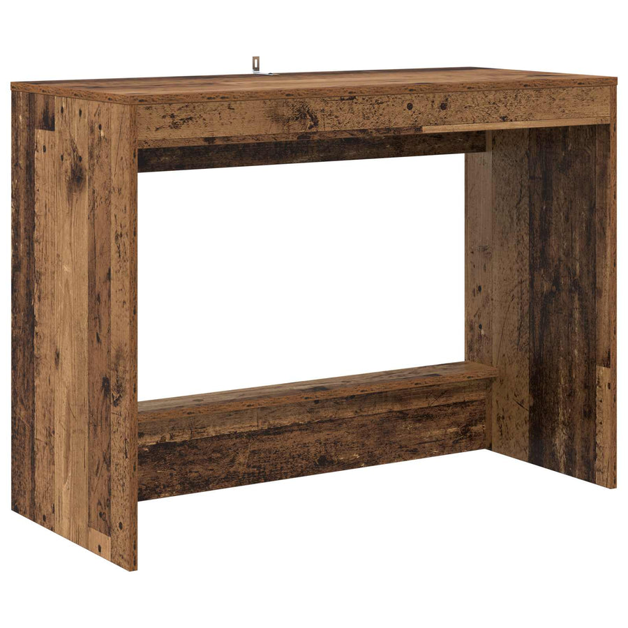 Bed Bureau Oudhout 100 x 45 x 75 cm Bewerkt hout