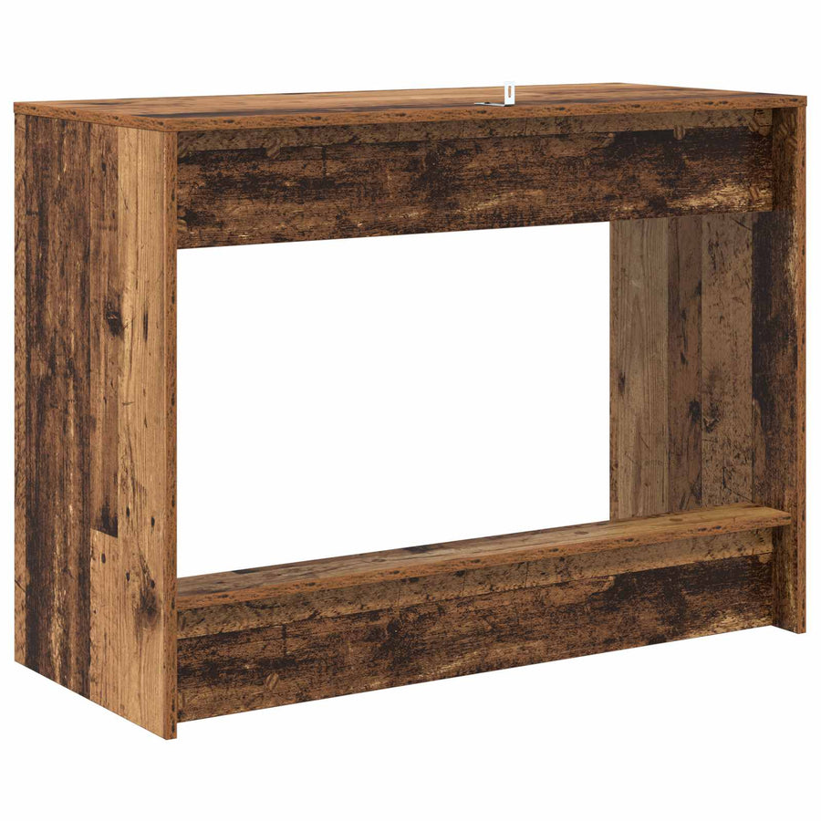 Bed Bureau Oudhout 100 x 45 x 75 cm Bewerkt hout